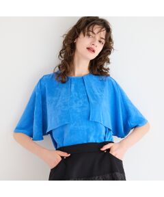 R-ISM / リズム シャツ・ブラウス | 【セットアップ対応・洗える】サテンピーチケープブラウス