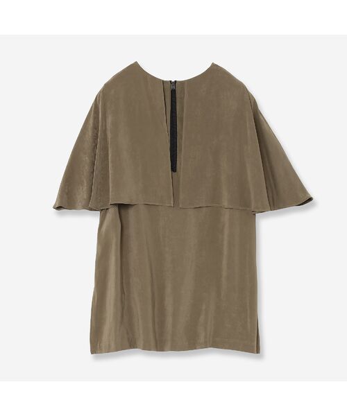 R-ISM / リズム シャツ・ブラウス | 【セットアップ対応・洗える】サテンピーチケープブラウス | 詳細4