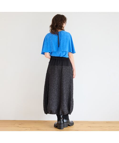 R-ISM / リズム シャツ・ブラウス | 【セットアップ対応・洗える】サテンピーチケープブラウス | 詳細17