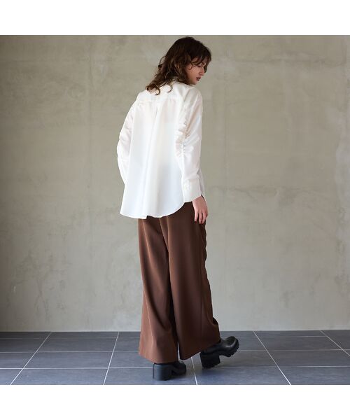 R-ISM / リズム シャツ・ブラウス | 【洗える・S/M/Lサイズあり】シャーリングシャツ | 詳細5