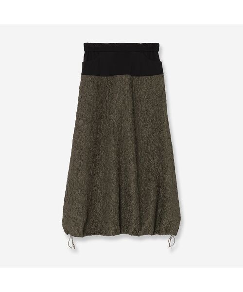 R-ISM / リズム ミニ・ひざ丈スカート | 【洗える・S/M/Lサイズあり】ジャージーコンビフクレジャカードスカート | 詳細8