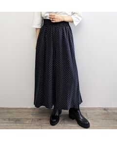 R-ISM / リズム ミニ・ひざ丈スカート | 【IMPORT PRINT】プリントキュロットスカート