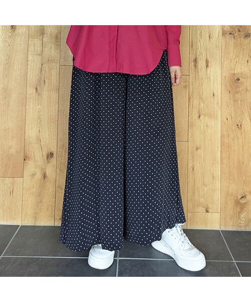 R-ISM / リズム ミニ・ひざ丈スカート | 【IMPORT PRINT】プリントキュロットスカート | 詳細2