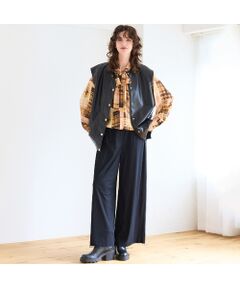 R-ISM / リズム その他パンツ | 【洗える・S/M/Lサイズあり】チュールレイヤードジャージーパンツ