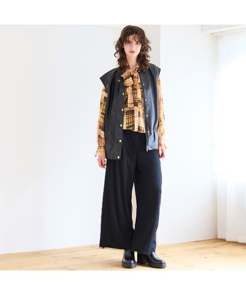 R-ISM / リズム その他パンツ | 【洗える・S/M/Lサイズあり】チュールレイヤードジャージーパンツ | 詳細8