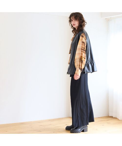 R-ISM / リズム その他パンツ | 【洗える・S/M/Lサイズあり】チュールレイヤードジャージーパンツ | 詳細9