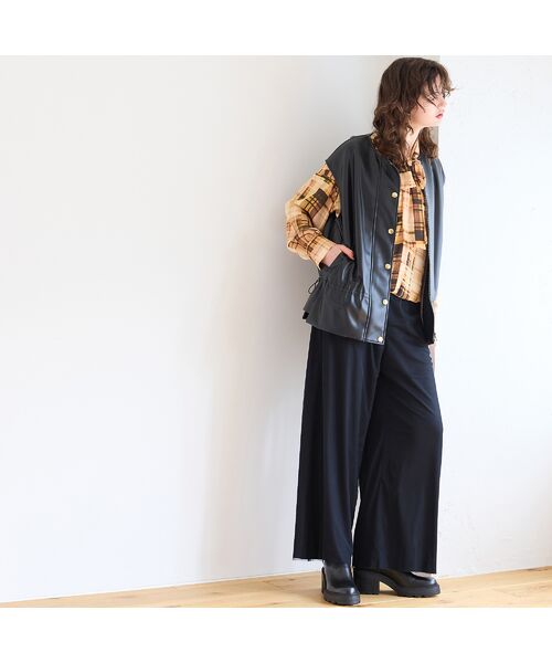 R-ISM / リズム その他パンツ | 【洗える・S/M/Lサイズあり】チュールレイヤードジャージーパンツ | 詳細10