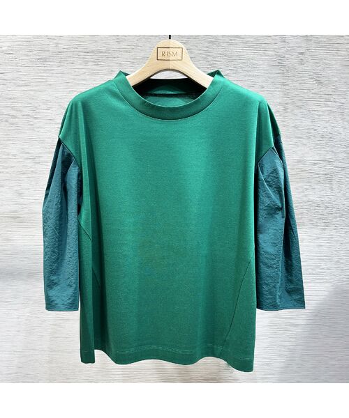 R-ISM / リズム カットソー | 【接触冷感・洗える】タフタコンビカットソー | 詳細11