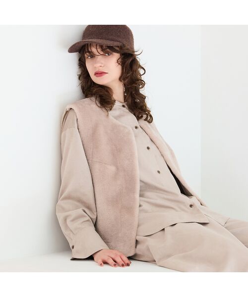 R-ISM / リズム ベスト | 【R-ISM人気アイテム】フェイクムートンジレ | 詳細8