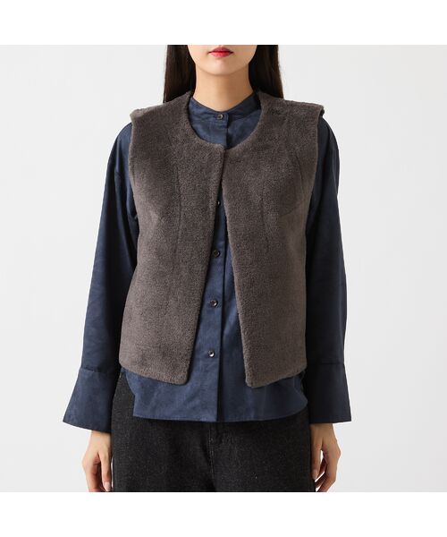 R-ISM / リズム ベスト | 【R-ISM人気アイテム】フェイクムートンジレ | 詳細12