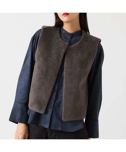 R-ISM / リズム ベスト | 【R-ISM人気アイテム】フェイクムートンジレ | 詳細13