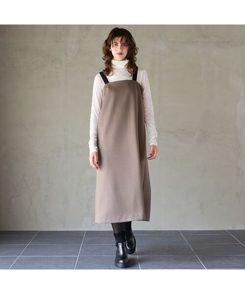 R-ISM / リズム ミニ丈・ひざ丈ワンピース | 【着丈調整可能】ダンボールジャンパースカート | 詳細2