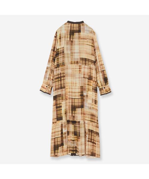 R-ISM / リズム ミニ丈・ひざ丈ワンピース | 【オリジナルプリント】パッチワークチェックワンピース | 詳細1