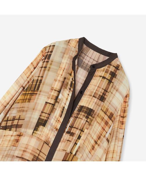 R-ISM / リズム ミニ丈・ひざ丈ワンピース | 【オリジナルプリント】パッチワークチェックワンピース | 詳細2