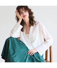 R-ISM / リズム シャツ・ブラウス | 【洗える】シアーカシュクールシャツ