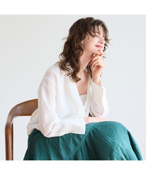 R-ISM / リズム シャツ・ブラウス | 【洗える】シアーカシュクールシャツ | 詳細2