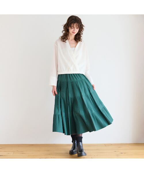 R-ISM / リズム シャツ・ブラウス | 【洗える】シアーカシュクールシャツ | 詳細4