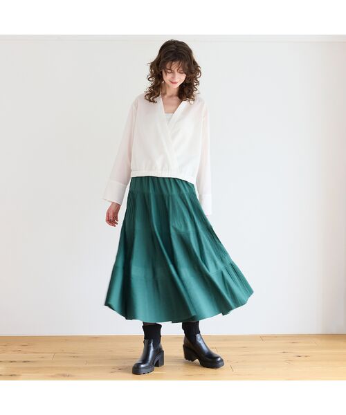 R-ISM / リズム シャツ・ブラウス | 【洗える】シアーカシュクールシャツ | 詳細8