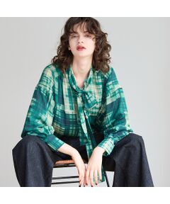 R-ISM / リズム シャツ・ブラウス | 【オリジナルプリント】パッチワークチェックブラウス