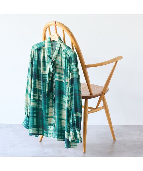 R-ISM / リズム シャツ・ブラウス | 【オリジナルプリント】パッチワークチェックブラウス | 詳細16