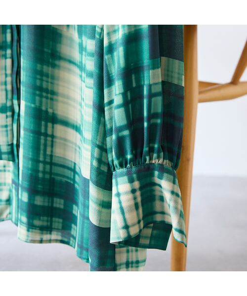 R-ISM / リズム シャツ・ブラウス | 【オリジナルプリント】パッチワークチェックブラウス | 詳細18