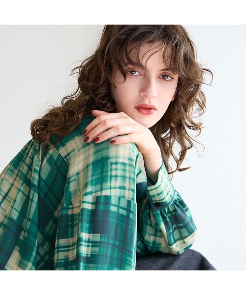 R-ISM / リズム シャツ・ブラウス | 【オリジナルプリント】パッチワークチェックブラウス | 詳細10