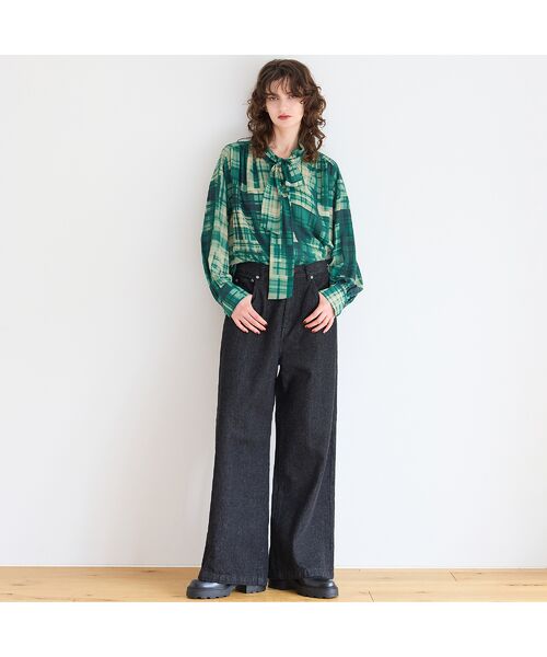 R-ISM / リズム シャツ・ブラウス | 【オリジナルプリント】パッチワークチェックブラウス | 詳細12