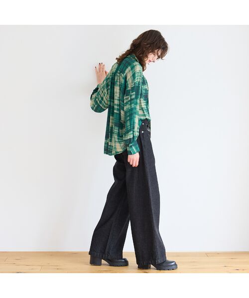 R-ISM / リズム シャツ・ブラウス | 【オリジナルプリント】パッチワークチェックブラウス | 詳細15