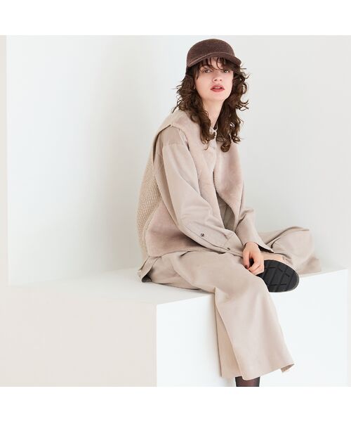 R-ISM / リズム シャツ・ブラウス | 【セットアップ対応・S/M/Lサイズあり】スエードルックシャツ | 詳細11