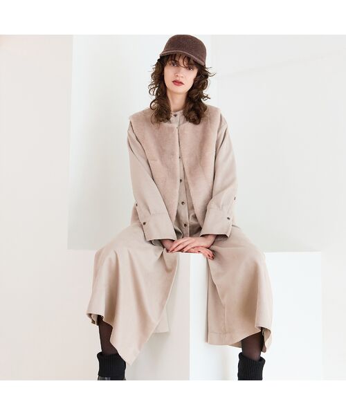 R-ISM / リズム シャツ・ブラウス | 【セットアップ対応・S/M/Lサイズあり】スエードルックシャツ | 詳細12