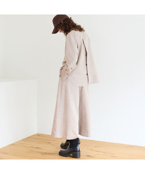 R-ISM / リズム シャツ・ブラウス | 【セットアップ対応・S/M/Lサイズあり】スエードルックシャツ | 詳細6