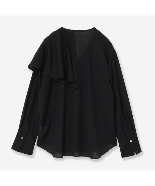 R-ISM / リズム シャツ・ブラウス | 【洗える・S/M/Lサイズあり】アシンメトリーラッフルブラウス | 詳細17