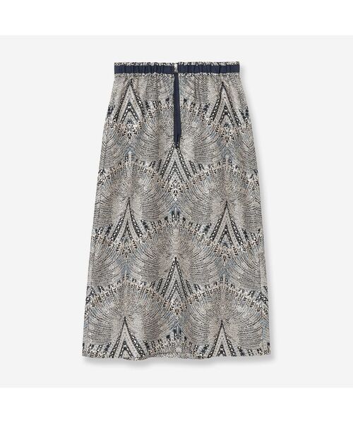 R-ISM / リズム ミニ・ひざ丈スカート | 【インポート素材・洗える】ピーコックジャカードスカート | 詳細16