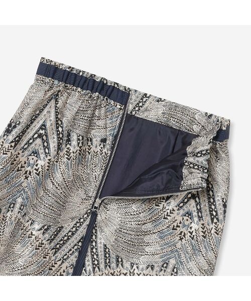 R-ISM / リズム ミニ・ひざ丈スカート | 【インポート素材・洗える】ピーコックジャカードスカート | 詳細17