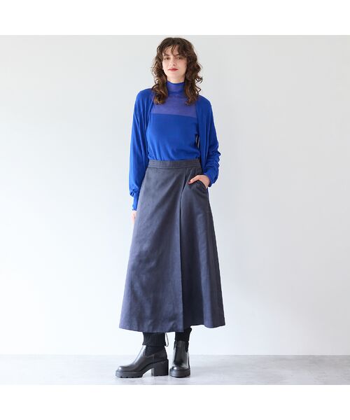 R-ISM / リズム ミニ・ひざ丈スカート | 【セットアップ対応・S/M/Lサイズあり】スエードルックキュロットスカート | 詳細15