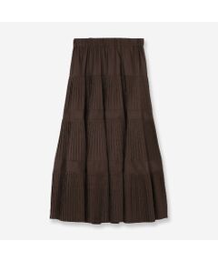 R-ISM / リズム ミニ・ひざ丈スカート | ピーチタフタティアードスカート