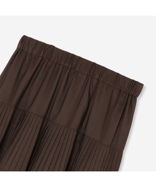 R-ISM / リズム ミニ・ひざ丈スカート | ピーチタフタティアードスカート | 詳細2