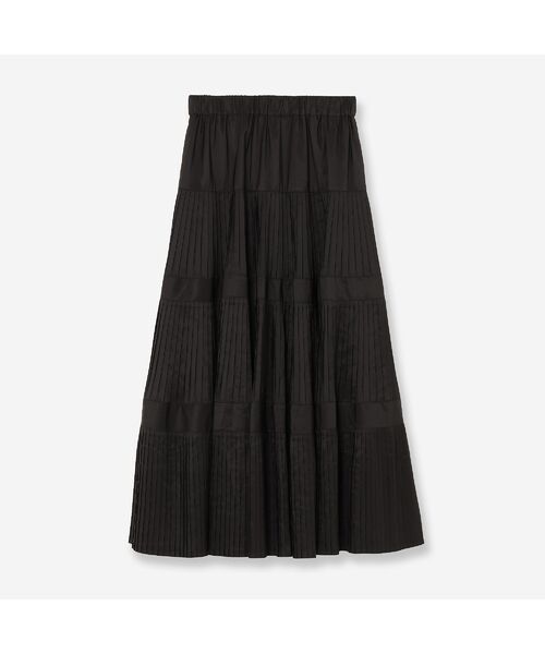 R-ISM / リズム ミニ・ひざ丈スカート | ピーチタフタティアードスカート | 詳細4