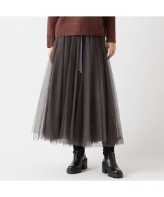 R-ISM / リズム ミニ・ひざ丈スカート | 【追加生産・新色登場】ロングチュールスカート