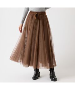 R-ISM / リズム ミニ・ひざ丈スカート | 【追加生産・新色登場】ロングチュールスカート