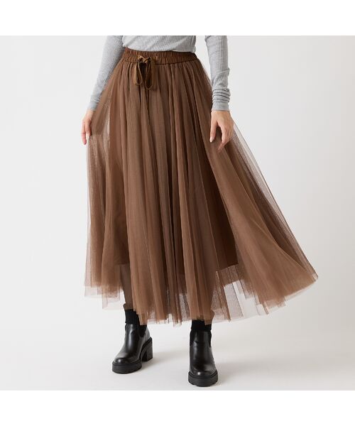 R-ISM / リズム ミニ・ひざ丈スカート | 【追加生産・新色登場】ロングチュールスカート | 詳細11