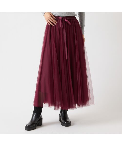 R-ISM / リズム ミニ・ひざ丈スカート | 【追加生産・新色登場】ロングチュールスカート | 詳細16