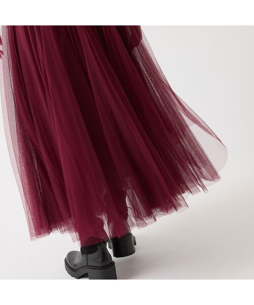 R-ISM / リズム ミニ・ひざ丈スカート | 【追加生産・新色登場】ロングチュールスカート | 詳細19