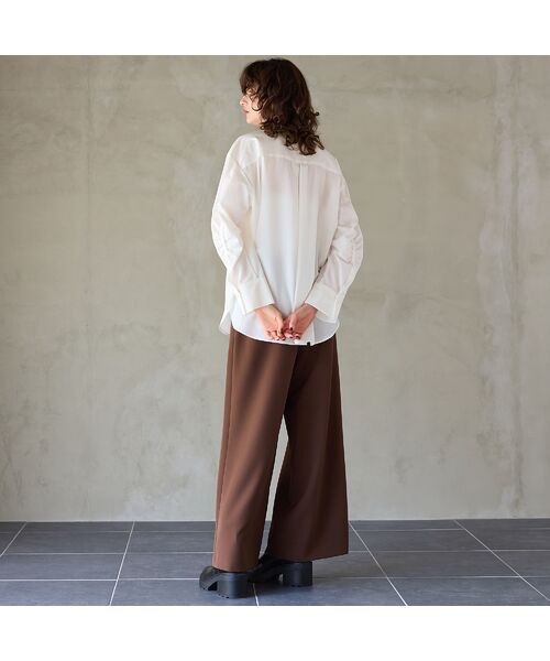 R-ISM / リズム その他パンツ | 【人気シルエット・洗える・S/M/Lサイズあり】ベーシックワイドパンツ | 詳細11