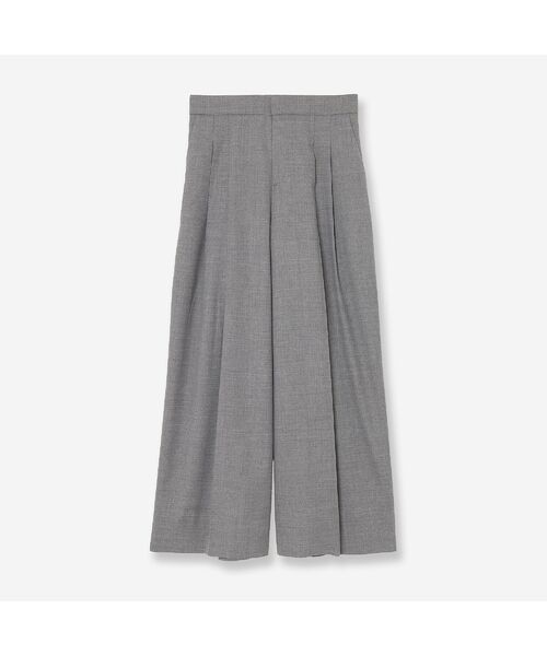 R-ISM / リズム その他パンツ | 【洗える・S/M/Lサイズあり】ツイルストレッチタックワイドパンツ | 詳細1