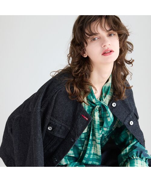 R-ISM / リズム Gジャン・デニムジャケット | 【JAPAN DENIM】ノーカラーデニムブルゾン | 詳細1