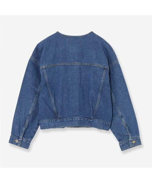 R-ISM / リズム Gジャン・デニムジャケット | 【JAPAN DENIM】ノーカラーデニムブルゾン | 詳細8