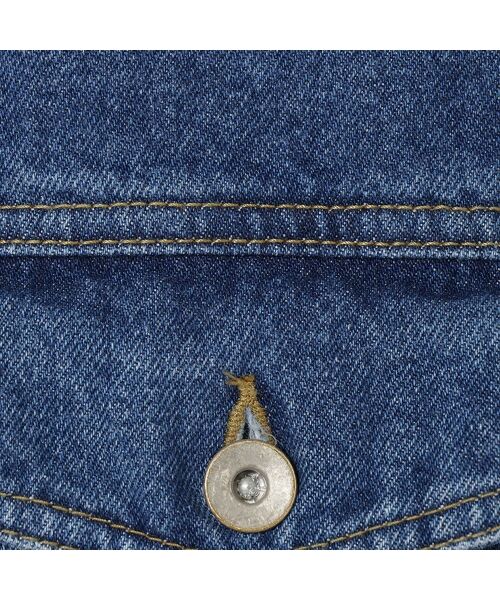 R-ISM / リズム Gジャン・デニムジャケット | 【JAPAN DENIM】ノーカラーデニムブルゾン | 詳細9