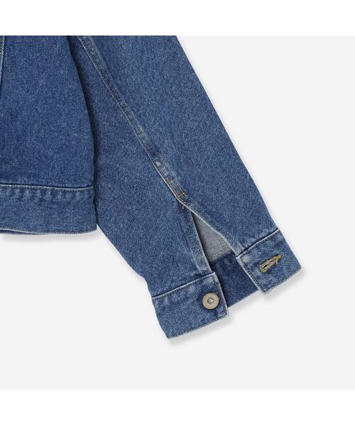 R-ISM / リズム Gジャン・デニムジャケット | 【JAPAN DENIM】ノーカラーデニムブルゾン | 詳細10