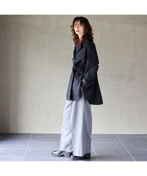 R-ISM / リズム トレンチコート | 【撥水加工】ケープショートトレンチ | 詳細17